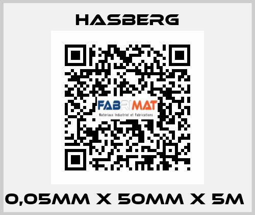 0,05MM X 50MM X 5M  Hasberg