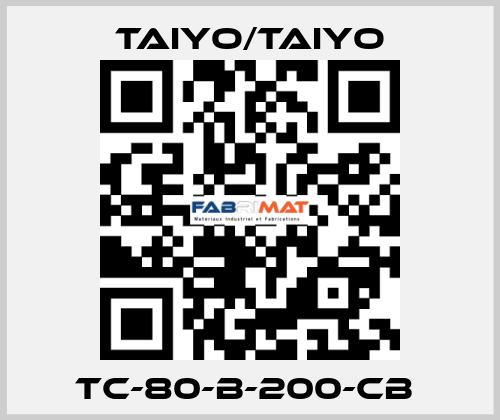TC-80-B-200-CB  TAIYO/TAIYO