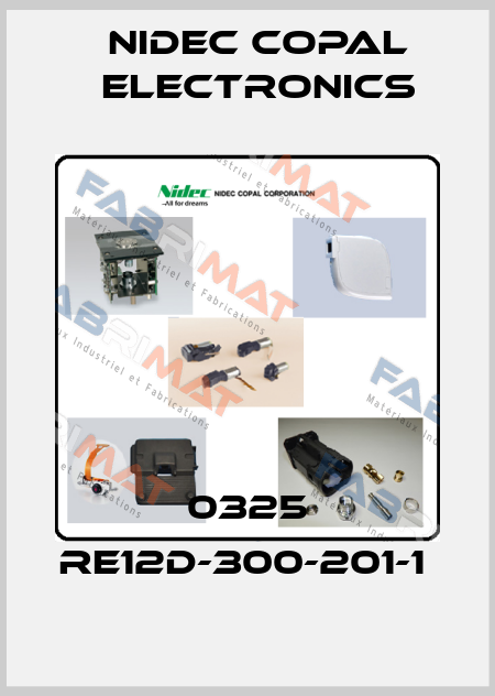 0325 RE12D-300-201-1  Nidec Copal Electronics