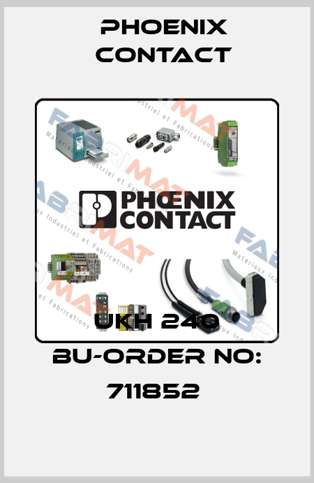 UKH 240 BU-ORDER NO: 711852  Phoenix Contact