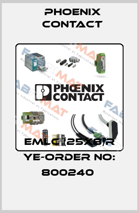 EMLC (25X8)R YE-ORDER NO: 800240  Phoenix Contact