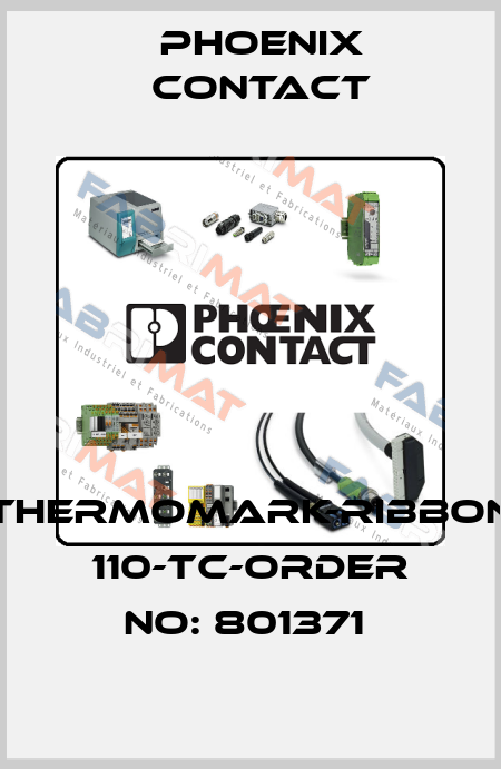 THERMOMARK-RIBBON 110-TC-ORDER NO: 801371  Phoenix Contact