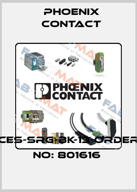 CES-SRG-BK-13-ORDER NO: 801616  Phoenix Contact