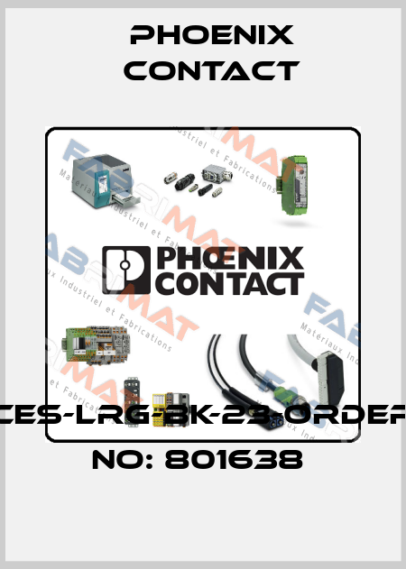 CES-LRG-BK-23-ORDER NO: 801638  Phoenix Contact