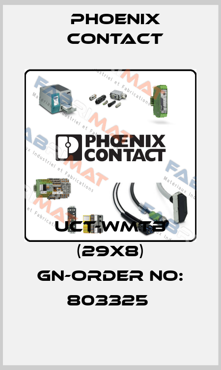 UCT-WMTB (29X8) GN-ORDER NO: 803325  Phoenix Contact