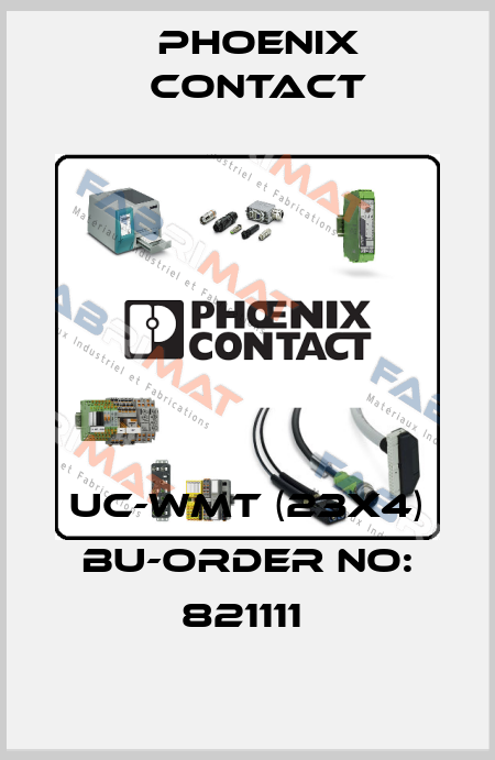 UC-WMT (23X4) BU-ORDER NO: 821111  Phoenix Contact