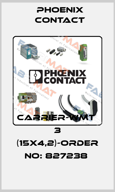 CARRIER-WMT  3 (15X4,2)-ORDER NO: 827238  Phoenix Contact