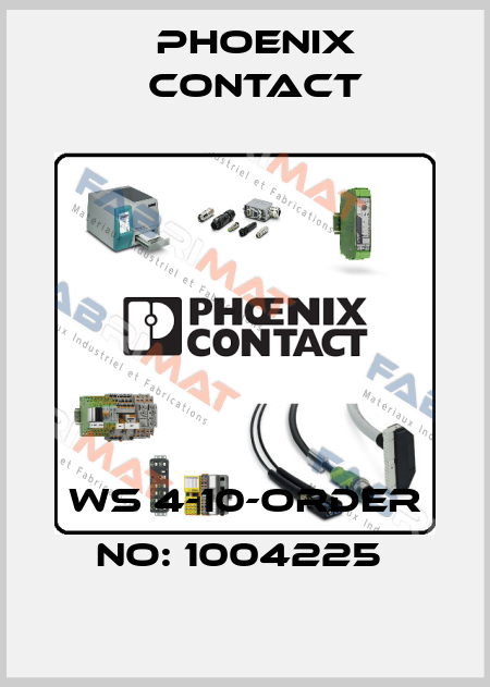 WS 4-10-ORDER NO: 1004225  Phoenix Contact