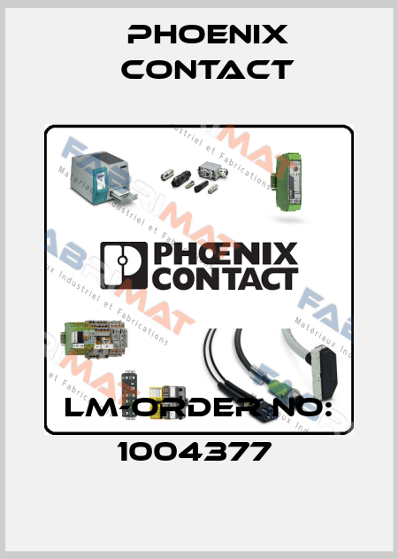 LM-ORDER NO: 1004377  Phoenix Contact