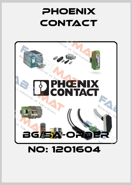 BG/SA-ORDER NO: 1201604  Phoenix Contact