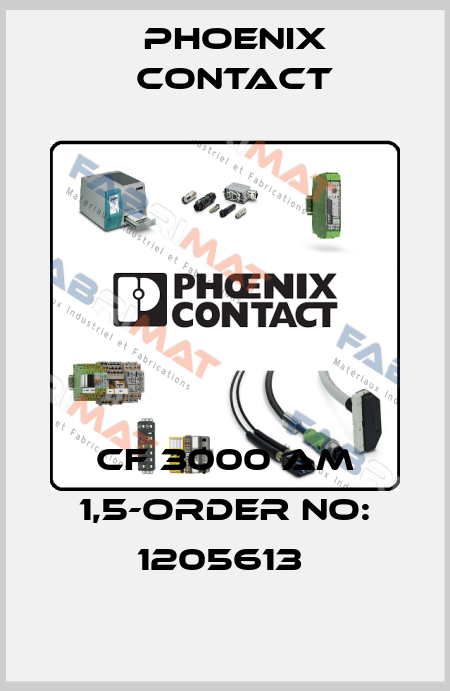 CF 3000 AM 1,5-ORDER NO: 1205613  Phoenix Contact