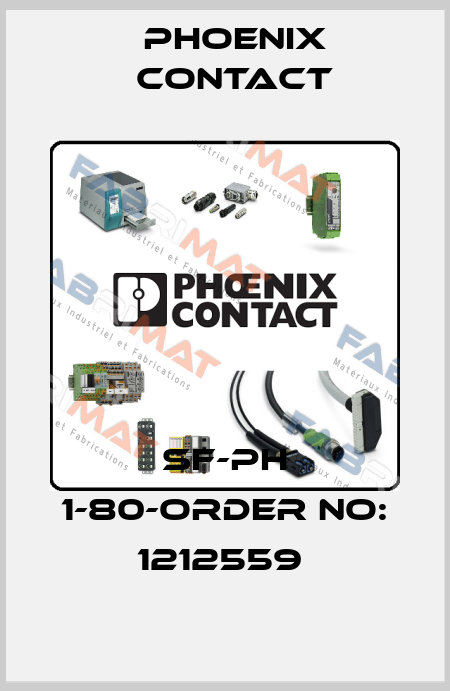 SF-PH 1-80-ORDER NO: 1212559  Phoenix Contact