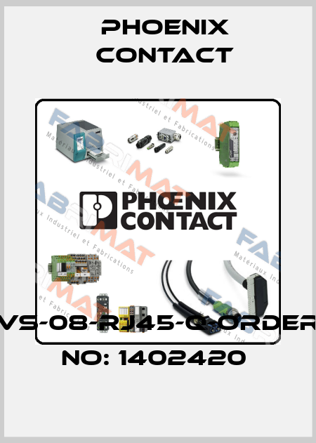 VS-08-RJ45-Q-ORDER NO: 1402420  Phoenix Contact