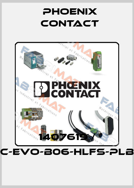 1407619 / HC-EVO-B06-HLFS-PLBK Phoenix Contact