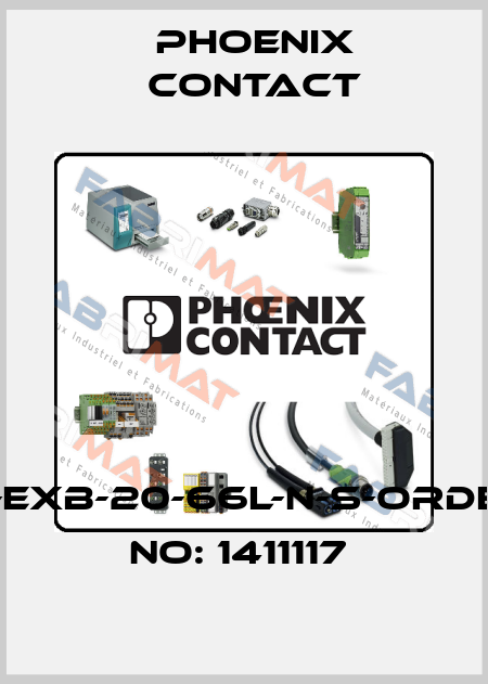 A-EXB-20-66L-N-S-ORDER NO: 1411117  Phoenix Contact