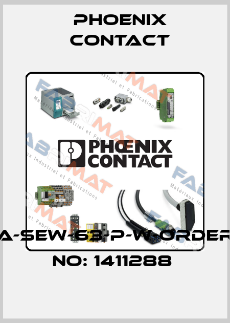 A-SEW-63-P-W-ORDER NO: 1411288  Phoenix Contact