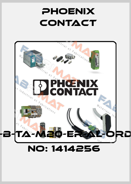 HC-B-TA-M20-ER-AL-ORDER NO: 1414256  Phoenix Contact