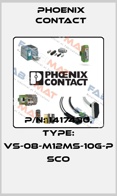 p/n: 1417430, Type: VS-08-M12MS-10G-P SCO Phoenix Contact