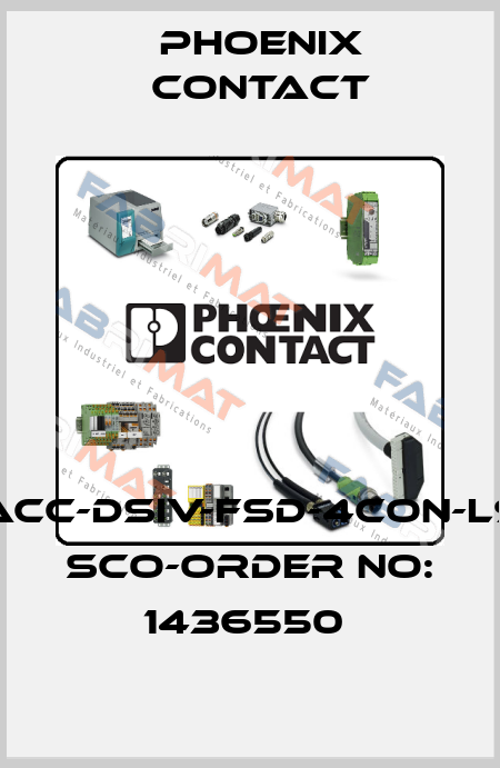 SACC-DSIV-FSD-4CON-L90 SCO-ORDER NO: 1436550  Phoenix Contact