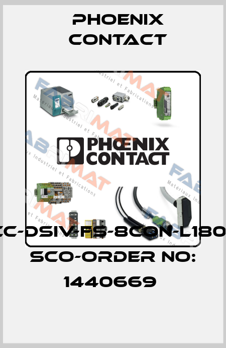 SACC-DSIV-FS-8CON-L180-10G SCO-ORDER NO: 1440669  Phoenix Contact