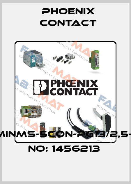 SACC-MINMS-5CON-PG13/2,5-ORDER NO: 1456213  Phoenix Contact
