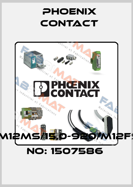 SAC-5P-M12MS/15,0-920/M12FS-ORDER NO: 1507586  Phoenix Contact