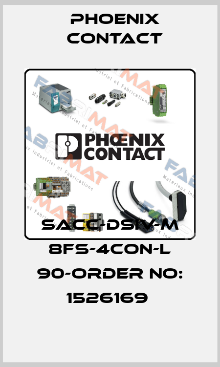 SACC-DSIV-M 8FS-4CON-L 90-ORDER NO: 1526169  Phoenix Contact