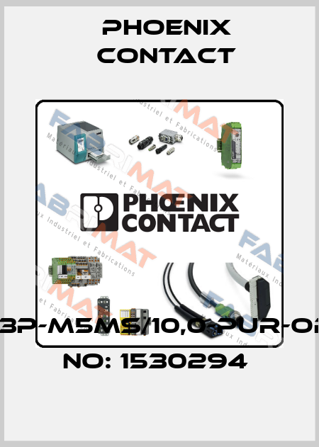 SAC-3P-M5MS/10,0-PUR-ORDER NO: 1530294  Phoenix Contact