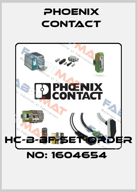 HC-B-BF-SET-ORDER NO: 1604654  Phoenix Contact