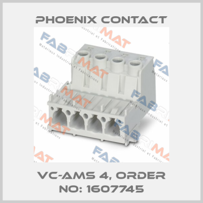 VC-AMS 4, ORDER NO: 1607745 Phoenix Contact