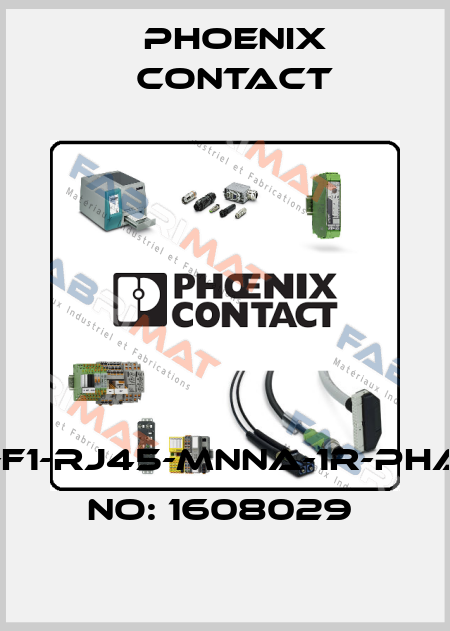 VS-PPC-F1-RJ45-MNNA-1R-PHA-ORDER NO: 1608029  Phoenix Contact