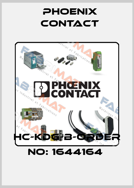 HC-KDG-B-ORDER NO: 1644164  Phoenix Contact