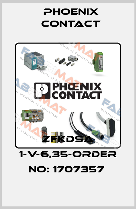 ZFKDSA 1-V-6,35-ORDER NO: 1707357  Phoenix Contact