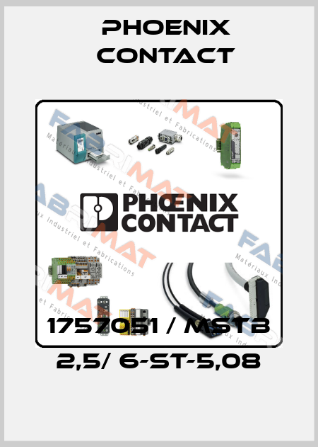 1757051 / MSTB 2,5/ 6-ST-5,08 Phoenix Contact