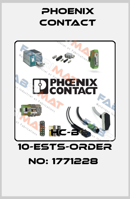 HC-B 10-ESTS-ORDER NO: 1771228  Phoenix Contact