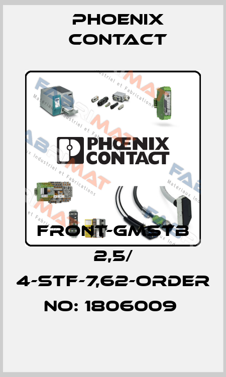 FRONT-GMSTB 2,5/ 4-STF-7,62-ORDER NO: 1806009  Phoenix Contact