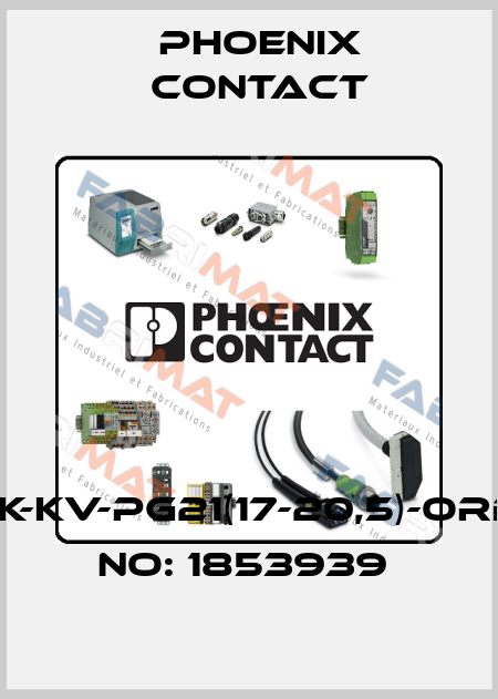 VC-K-KV-PG21(17-20,5)-ORDER NO: 1853939  Phoenix Contact