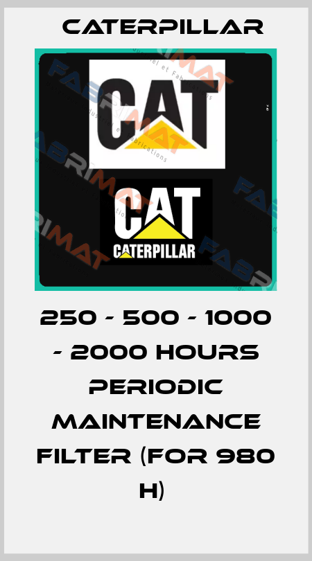 250 - 500 - 1000 - 2000 HOURS PERIODIC MAINTENANCE FILTER (FOR 980 H)  Caterpillar