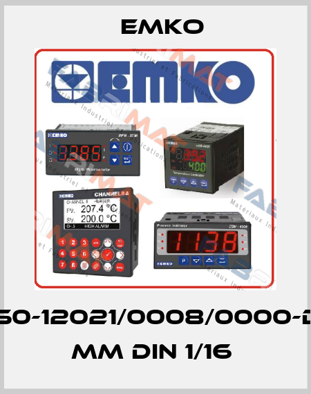 ESM-4450-12021/0008/0000-D:48x48 mm DIN 1/16  EMKO