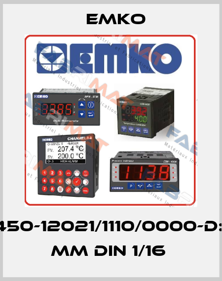 ESM-4450-12021/1110/0000-D:48x48 mm DIN 1/16  EMKO