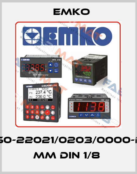 ESM-4950-22021/0203/0000-D:96x48 mm DIN 1/8  EMKO