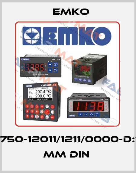ESM-7750-12011/1211/0000-D:72x72 mm DIN  EMKO