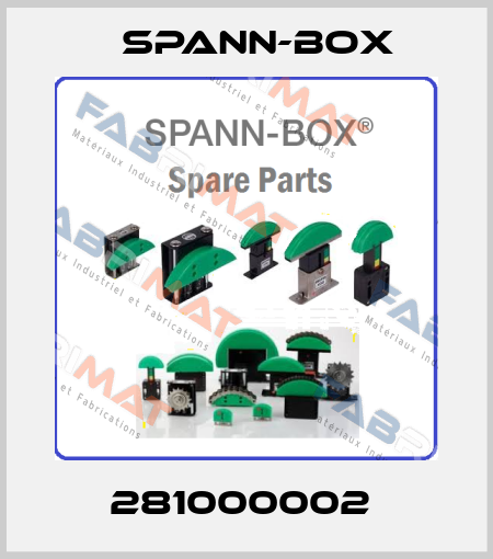 281000002  SPANN-BOX