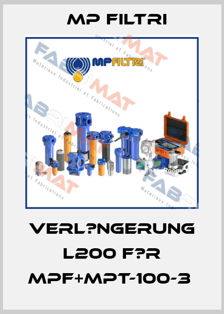 Verl?ngerung L200 f?r MPF+MPT-100-3  MP Filtri