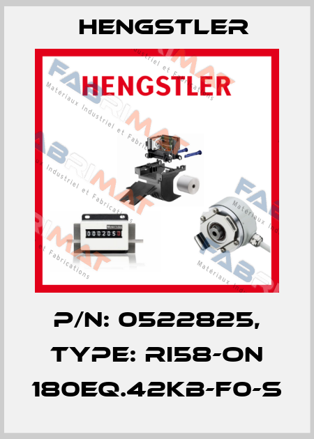 p/n: 0522825, Type: RI58-ON 180EQ.42KB-F0-S Hengstler