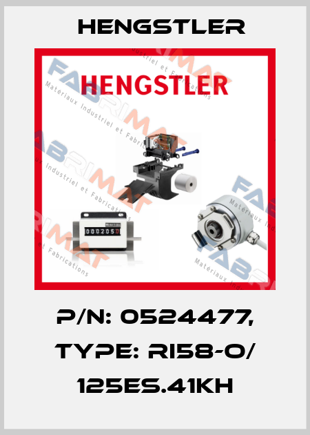 p/n: 0524477, Type: RI58-O/ 125ES.41KH Hengstler