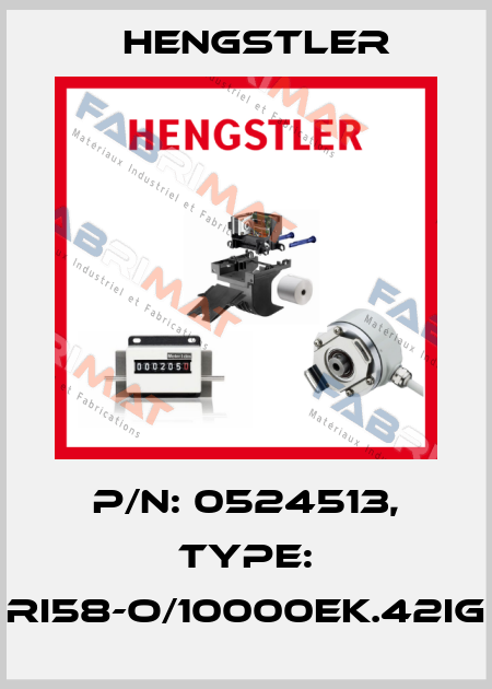 p/n: 0524513, Type: RI58-O/10000EK.42IG Hengstler