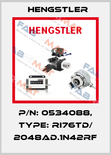 p/n: 0534088, Type: RI76TD/ 2048AD.1N42RF Hengstler