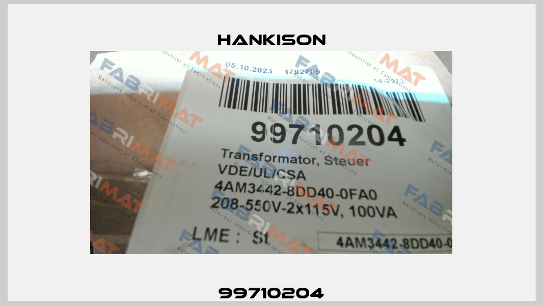 99710204 Hankison