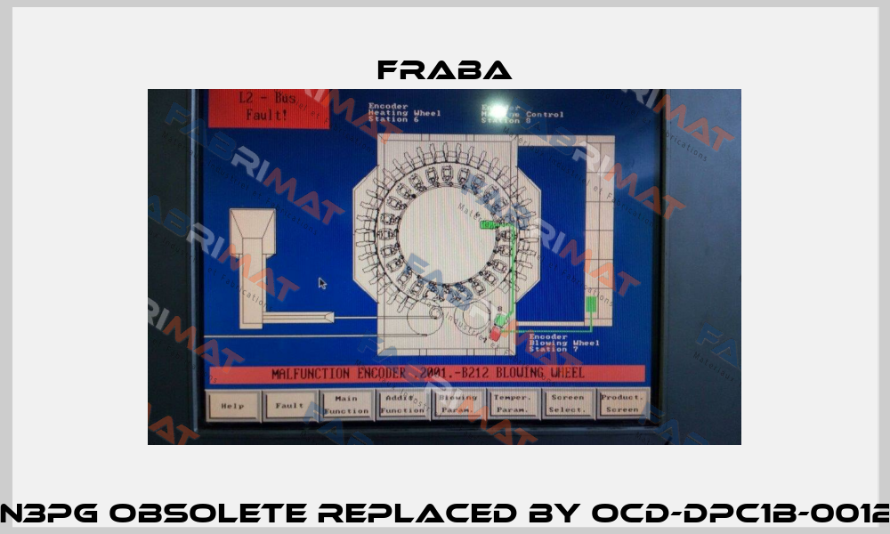 5812-1-FBA 1DPN3PG obsolete replaced by OCD-DPC1B-0012-C10C-H3P-134  Fraba